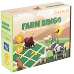 DoerKids Tombala - Çiftlik Temalı Çocuk Tombalası 2- 6 Yaş Farm Bingo