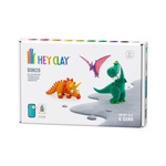 Hey Clay Hava İle Kuruyan Kil 6'lı Kutu - Dinozorlar Pterodactylus, Triceratops, Tyrannosaurus