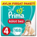 Prima Pants Külot Bebek Bezi Aylık Fırsat Paketleri