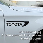 Toyota Corolla Çamurluk Kapı Uyumlu Aksesuar Ve Markalı Sticker