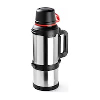 Okadı Travel Kulplu Sılver Paslanmaz Çelik Termos 3.6l Okadı Travel Kulplu Sılver Paslanmaz Çelik Termos 3.6l