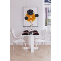 Dekorfim DF01108B Pratik Portatif Katlanır Masa Mutfak ve Yemek Masası Dekorfim DF01108B Pratik Portatif Katlanır Masa Mutfak ve Yemek Masası
