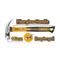 Ingco HCHD0166 Endüstriyel Fiberglass Saplı Çatal Çekiç 450g Ingco HCHD0166 Endüstriyel Fiberglass Saplı Çatal Çekiç 450g