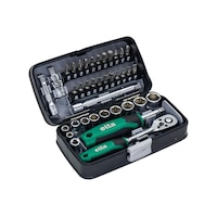 Elta 14000005078 1/4'' Altıköşe Cırcırlı Lokma Anahtar Ve Bits Uç Seti 38 Parça Elta 14000005078 1/4'' Altıköşe Cırcırlı Lokma Anahtar Ve Bits Uç Seti 38 Parça