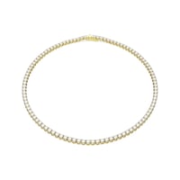 5681795 Swarovski Kolye Matrix Tennis Neclace, Round Cut, Small, White, Gold-tone Plated 5681795 Swarovski Kolye Matrix Tennis Neclace, Round Cut, Small, White, Gold-tone Plated