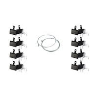 8 Set Bisiklet Hidrolik Mekanik Disk Kaliper Fren Balatası Shimano Model Bisiklet Balata Fren Teli 8 Set Bisiklet Hidrolik Mekanik Disk Kaliper Fren Balatası Shimano Model Bisiklet Balata Fren Teli