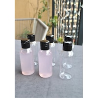 6 Adet 100 Ml Siyah Fliptop Kapaklı Şeffaf Kolonya Şişesi Doldurulabilir Pet Şişe Şampuan Krem Seyahat Boy 6 Adet 100 Ml Siyah Fliptop Kapaklı Şeffaf Kolonya Şişesi Doldurulabilir Pet Şişe Şampuan Krem Seyahat Boy