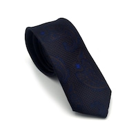 Gaffy Lacivert Kahverengi Şal Desenli Dokuma Kumaş Mendilli Slim Fit Kravat // Sdk-2604-2 Lacivert Gaffy Lacivert Kahverengi Şal Desenli Dokuma Kumaş Mendilli Slim Fit Kravat // Sdk-2604-2 Lacivert
