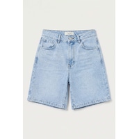 it's basic Kadın Ice 4s6-3 Skater Fit Bermuda Denim Şort Ice Rengi it's basic Kadın Ice 4s6-3 Skater Fit Bermuda Denim Şort Ice Rengi