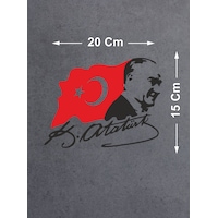 Atatürk Silet Ve Bayrak Ay Yıldız Sticker - Atatürk Türkiye Mustafa Kemal Atatürk Sticker - Araba Oto Motosiklet Karavan Cam Sticker - 02511 20x15 Cm Atatürk Silet Ve Bayrak Ay Yıldız Sticker - Atatürk Türkiye Mustafa Kemal Atatürk Sticker - Araba Oto Motosiklet Karavan Cam Sticker - 02511 20x15 Cm