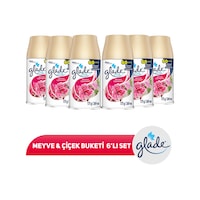 Glade Oda Kokusu Yedek Meyve & Çiçek Buketi 6'lı Set Glade Oda Kokusu Yedek Meyve & Çiçek Buketi 6'lı Set