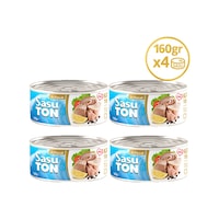 Sasu Blue Klasik Ton Balığı İri Parça 4 x 160 G Sasu Blue Klasik Ton Balığı İri Parça 4 x 160 G