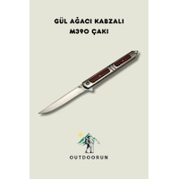 Outdoorun Gül Ağacı Gövdeli M390 Outdoour Kamp Çakı - 21 Cm Kahverengi Outdoorun Gül Ağacı Gövdeli M390 Outdoour Kamp Çakı - 21 Cm Kahverengi