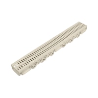 Su Kanalı Havuz Izgarası+Oluk+Tapa 130X95X1000 MM Su Kanalı Havuz Izgarası+Oluk+Tapa 130X95X1000 MM