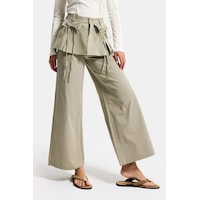 it's basic Kadın Haki Yeşil W5 Straight Fit Bol Kesim Kemer Detaylı Özel Tasarım Pantolon it's basic Kadın Haki Yeşil W5 Straight Fit Bol Kesim Kemer Detaylı Özel Tasarım Pantolon
