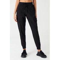 Los Ojos Kadın Siyah Kargo Cepli Beli Ve Paçası Lastikli Jogger Pantolon Cargo Siyah Siyah Los Ojos Kadın Siyah Kargo Cepli Beli Ve Paçası Lastikli Jogger Pantolon Cargo Siyah Siyah
