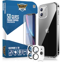 Buff Apple Uyumlu iPhone 11 Avantaj Paket - Air Hybrid Kılıf + Ekran Koruyucu + Lens Koruyucu Glass Şeffaf Buff Apple Uyumlu iPhone 11 Avantaj Paket - Air Hybrid Kılıf + Ekran Koruyucu + Lens Koruyucu Glass Şeffaf