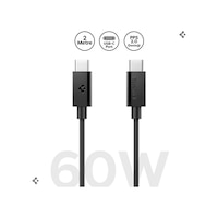 Spigen Essential 2m Usb-c To Usb-c 60w Kablo Aca08720 Siyah Spigen Essential 2m Usb-c To Usb-c 60w Kablo Aca08720 Siyah