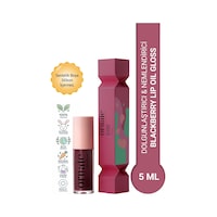 Blackberry Lip Oil Gloss Dolgunlaştırıcı Efekt Nemlendirici, Parlatıcı Simli Dudak Yağı Böğürtlen 5 Ml Bordo Blackberry Lip Oil Gloss Dolgunlaştırıcı Efekt Nemlendirici, Parlatıcı Simli Dudak Yağı Böğürtlen 5 Ml Bordo