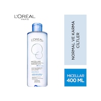 L'Oreal Paris Micellar Normalden Karmaya Hassas Ciltler için Kusursuz Makyaj Temizleme Suyu 400 ML L'Oreal Paris Micellar Normalden Karmaya Hassas Ciltler için Kusursuz Makyaj Temizleme Suyu 400 ML