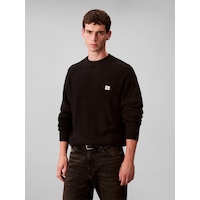 Calvin Klein Ls Ez Cotton Waffle Crwnk Swtr 9-12619 Siyah Calvin Klein Ls Ez Cotton Waffle Crwnk Swtr 9-12619 Siyah