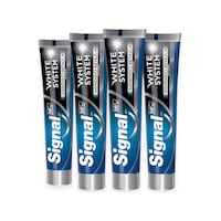 Signal White System Beyazlık Aktif Karbon Diş Macunu 4 x 75 ML Signal White System Beyazlık Aktif Karbon Diş Macunu 4 x 75 ML