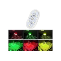 7 Renkli Dokunmatik Sensörlü 6 Led Lamba USB Şarjlı Mıknatıslı