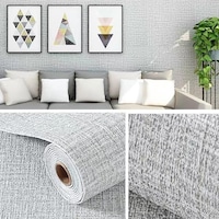 50x280 Cm 1,4m2 Keten Grisi Kendinden Yapışkanlı Duvar Kağıdı Dokulu Esnek Silinebilir 50x280 Cm 1,4m2 Keten Grisi Kendinden Yapışkanlı Duvar Kağıdı Dokulu Esnek Silinebilir