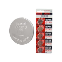 Maxell CR2016 3V Lityum Kartela Düğme Pil 5'li Maxell CR2016 3V Lityum Kartela Düğme Pil 5'li