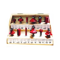 12 Parça Freze Uç Takımı Ahşap Oyma Ağaç Delme Çantalı Set 6  Mm