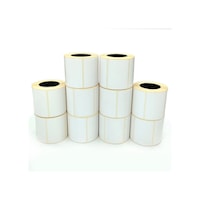 10 Adet 40 X 60 Termal Barkod Etiketi 1 Rulo 500 Sarım 10 Adet 40 X 60 Termal Barkod Etiketi 1 Rulo 500 Sarım