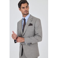 İmza Bej Mono Yaka Esnek 4 Drop Comfort Fit Classic Takım Elbise 1001250159 Bej İmza Bej Mono Yaka Esnek 4 Drop Comfort Fit Classic Takım Elbise 1001250159 Bej