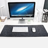Büyük Keçe Sümen Oyun Mouse Pad Klavye Mat Masa Koruyucu 3mm Antrasit Renk 90x40cm Büyük Keçe Sümen Oyun Mouse Pad Klavye Mat Masa Koruyucu 3mm Antrasit Renk 90x40cm