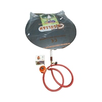 Tüplü Sac Ocak 55 Cm Ekmek Yufka Sacı Hortum Dedantörlü Set Tüplü Sac Ocak 55 Cm Ekmek Yufka Sacı Hortum Dedantörlü Set