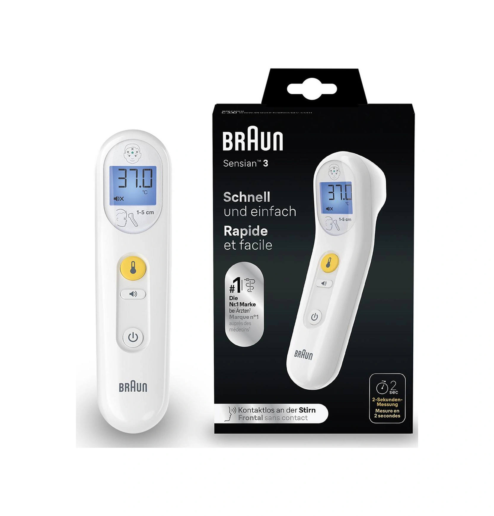 Braun Sensian 3- Bnt 050 Ateş Ölçer Braun Sensian 3- Bnt 050 Ateş Ölçer