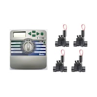 HUNTER X-CORE 401 KONTROL ÜNİTESİ VE SELENOİD VANA SETİ (4 İSTASYON) HUNTER X-CORE 401 KONTROL ÜNİTESİ VE SELENOİD VANA SETİ (4 İSTASYON)