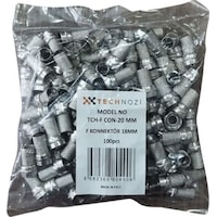 F Konnektör 18mm 100adet F Konnektör 18mm 100adet
