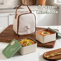 Porsima Bl25229 Isı Yalıtımlı Çanta Paslanmaz Çelik 2 Parça Vakumlu Yemek Termosu Beslenme Kutusu Taşınabilir Lunch Box Sefer Tası Krem Porsima Bl25229 Isı Yalıtımlı Çanta Paslanmaz Çelik 2 Parça Vakumlu Yemek Termosu Beslenme Kutusu Taşınabilir Lunch Box Sefer Tası Krem