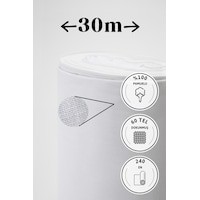 Soft Beyaz Akfil 60 Tel %100 Pamuk Metrelik Kumaş - 30 Metre