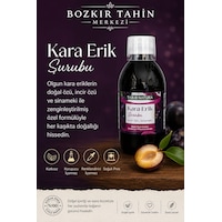 Bozkır Tahin Merkezi Kara Erik Şurubu Incir Özü Ve Sinameki Içerikli Şurub 320 Gr Katkısız&vegan