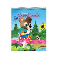 Eeboo Woodland Friends Small Sketchbook - Bear Eeboo Woodland Friends Small Sketchbook - Bear