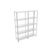 5 Katlı 2'li Duble Galvaniz Çelik Arşiv Depo Rafı 43x120x200cm Depo Ofis Mutfak Rafı Gri 5 Katlı 2'li Duble Galvaniz Çelik Arşiv Depo Rafı 43x120x200cm Depo Ofis Mutfak Rafı Gri