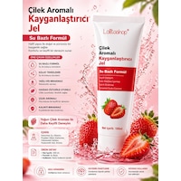 Çilek Aromalı Su Bazlı Ekstra Kayganlaştırıcı Jel 100 Ml Yenilebilir Çilek Hazzı Aromalı Jel