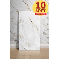 10 Adet 30x60cm Sade Gold Mermer Desen Yapışkanlı Köpük Duvar Paneli Kağıdı Banyo,tezgah Arasıtx-076 Çok Renkli 10 Adet 30x60cm Sade Gold Mermer Desen Yapışkanlı Köpük Duvar Paneli Kağıdı Banyo,tezgah Arasıtx-076 Çok Renkli