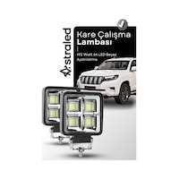 2adet 144w 12-24 Volt Kare Spot Far Oto Çalışma Lambası Atv Kamyon Tır Traktör Offroad 2adet 144w 12-24 Volt Kare Spot Far Oto Çalışma Lambası Atv Kamyon Tır Traktör Offroad