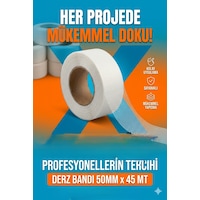 50mm X 45 Mt Derz Bandı Duvar & Tavan Çatlak Tamir Bandı Alçıpan File Derz Bandı Alternatif Güçlü Başlıklar: 50mm X 45 Mt Derz Bandı Duvar & Tavan Çatlak Tamir Bandı Alçıpan File Derz Bandı Alternatif Güçlü Başlıklar: