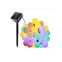 Mighty Güneş Enerjili 7 Metre 50 Led Rgb Işik Bahçe Teras Parti B Mighty Güneş Enerjili 7 Metre 50 Led Rgb Işik Bahçe Teras Parti B