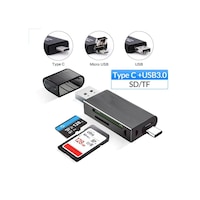 Exeo Usb 3.0 Type-C Mikro Usb Sd Tf Otg Hafıza Kart Okuyucu Exeo Usb 3.0 Type-C Mikro Usb Sd Tf Otg Hafıza Kart Okuyucu
