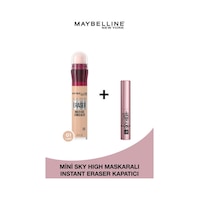 Maybelline New York Instant Eraser Kapatıcı 01 Light + Mini Sky High Maskara 4.5 ML Maybelline New York Instant Eraser Kapatıcı 01 Light + Mini Sky High Maskara 4.5 ML