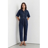 Banny Jeans Kadın Yarasa Kol Jean Tulum Rins 001 Lacivert M Banny Jeans Kadın Yarasa Kol Jean Tulum Rins 001 Lacivert M